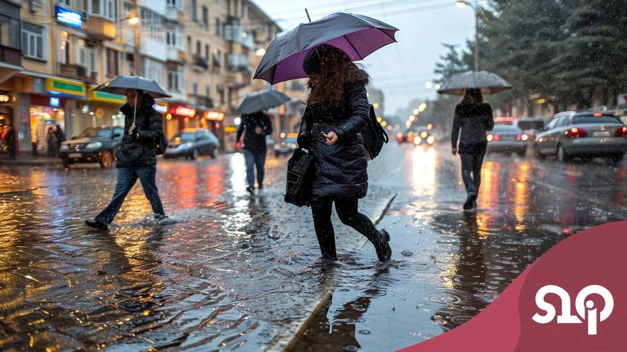 Lluvia torrencial en Santiago: Sistema frontal causa caos y se intensificará en la tarde