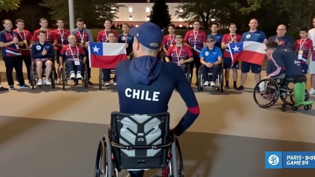 Conmovedora Bienvenida de Team Para Chile al Triple Medallista Alberto Abarza en París 2024