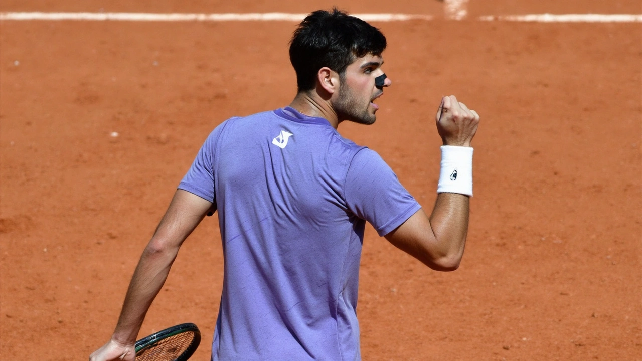 Carlos Alcaraz se impone a Khachanov en un duelo épico y alcanza los cuartos de final del Masters de Roma